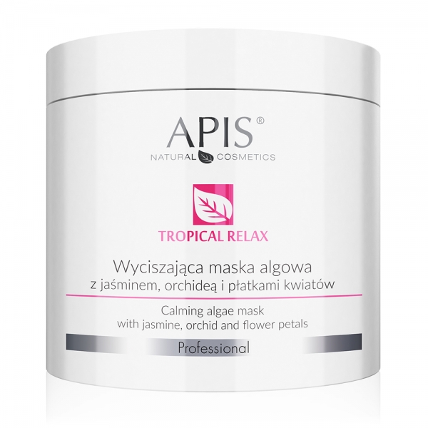 TROPICAL RELAX Wyciszjąca maska algowa z jaśminem, orchideą i płatkami kwiatów / 200 g